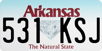 AR license plate 531KSJ