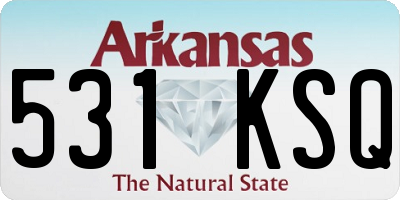AR license plate 531KSQ