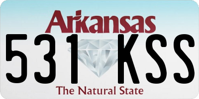 AR license plate 531KSS