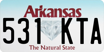 AR license plate 531KTA