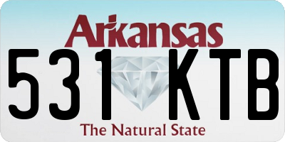 AR license plate 531KTB