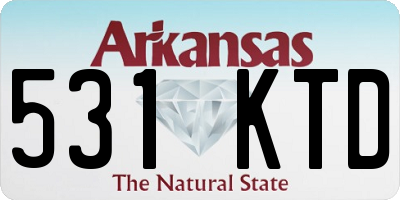 AR license plate 531KTD