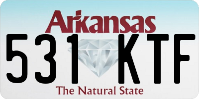 AR license plate 531KTF