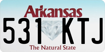 AR license plate 531KTJ