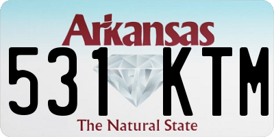 AR license plate 531KTM