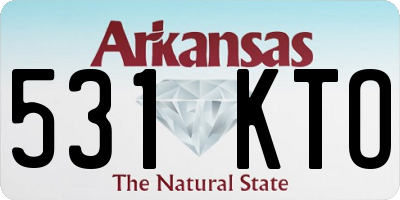AR license plate 531KTO