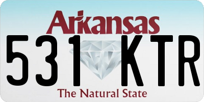AR license plate 531KTR