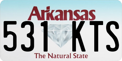 AR license plate 531KTS