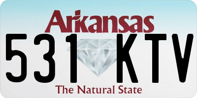 AR license plate 531KTV