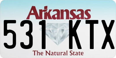 AR license plate 531KTX