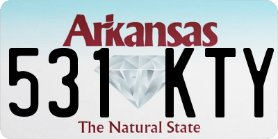 AR license plate 531KTY