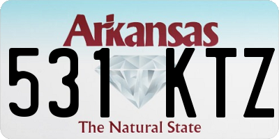 AR license plate 531KTZ