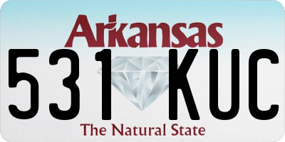 AR license plate 531KUC
