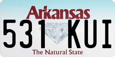 AR license plate 531KUI