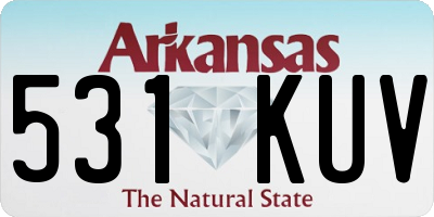 AR license plate 531KUV