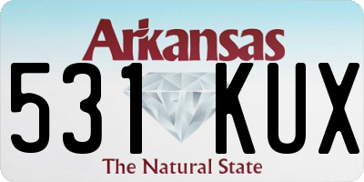 AR license plate 531KUX