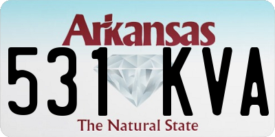 AR license plate 531KVA