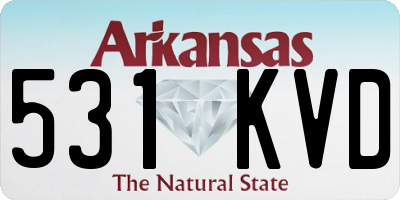 AR license plate 531KVD
