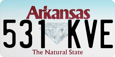 AR license plate 531KVE