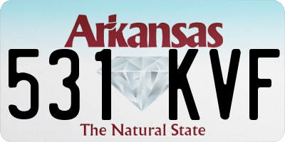 AR license plate 531KVF