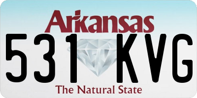 AR license plate 531KVG