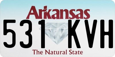 AR license plate 531KVH