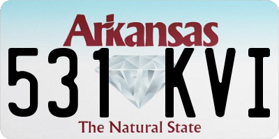 AR license plate 531KVI