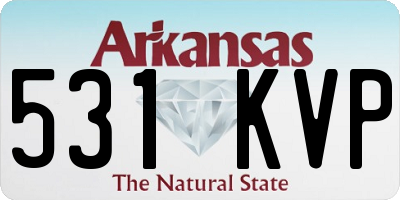 AR license plate 531KVP