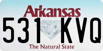 AR license plate 531KVQ
