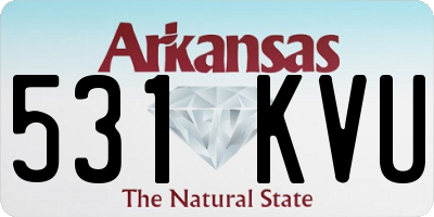 AR license plate 531KVU