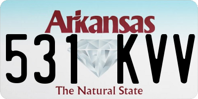 AR license plate 531KVV