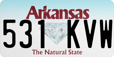 AR license plate 531KVW