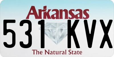 AR license plate 531KVX