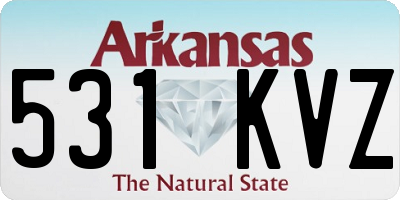 AR license plate 531KVZ