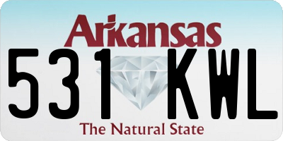 AR license plate 531KWL