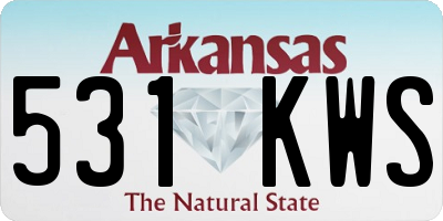 AR license plate 531KWS