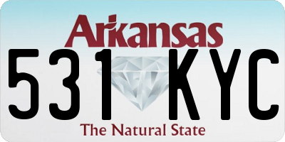 AR license plate 531KYC