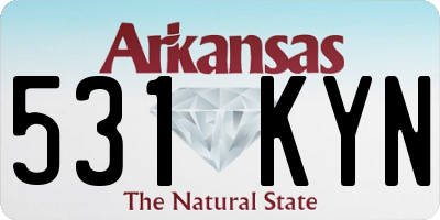 AR license plate 531KYN