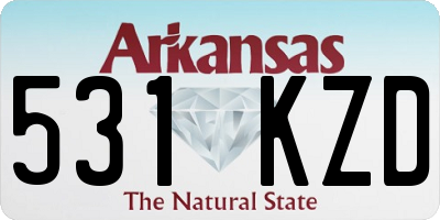 AR license plate 531KZD