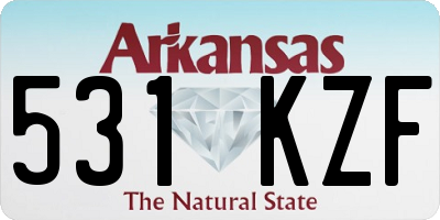 AR license plate 531KZF