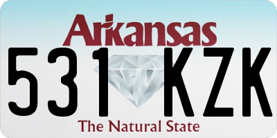 AR license plate 531KZK