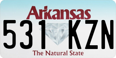 AR license plate 531KZN