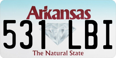 AR license plate 531LBI