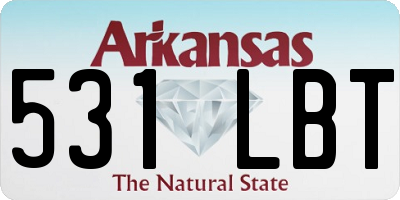 AR license plate 531LBT