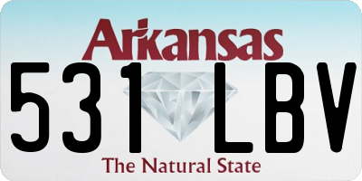 AR license plate 531LBV