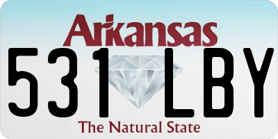 AR license plate 531LBY