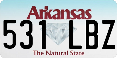 AR license plate 531LBZ