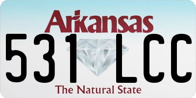 AR license plate 531LCC