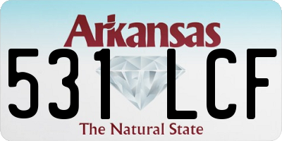 AR license plate 531LCF