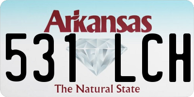 AR license plate 531LCH